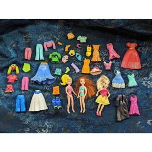Mattel Polly Pocket Doll & Clothing Lot